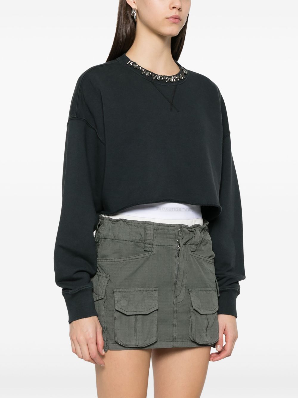 Golden Goose Black cropped Sweater