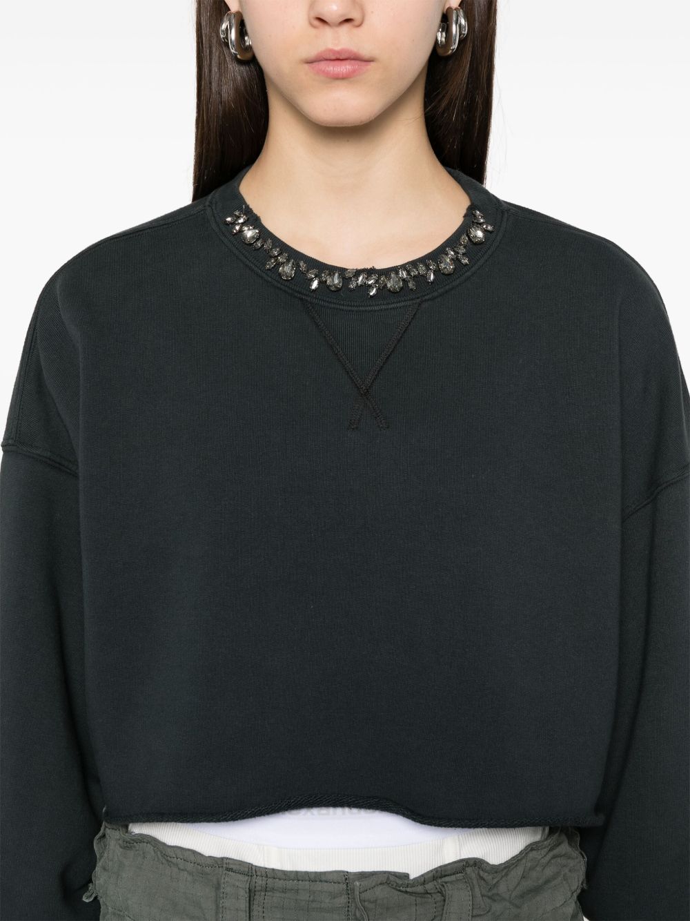 Golden Goose Black cropped Sweater