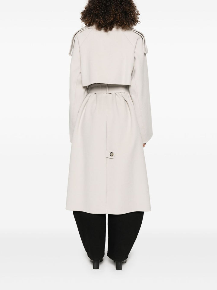 SPORTMAX PRE Grey Coat