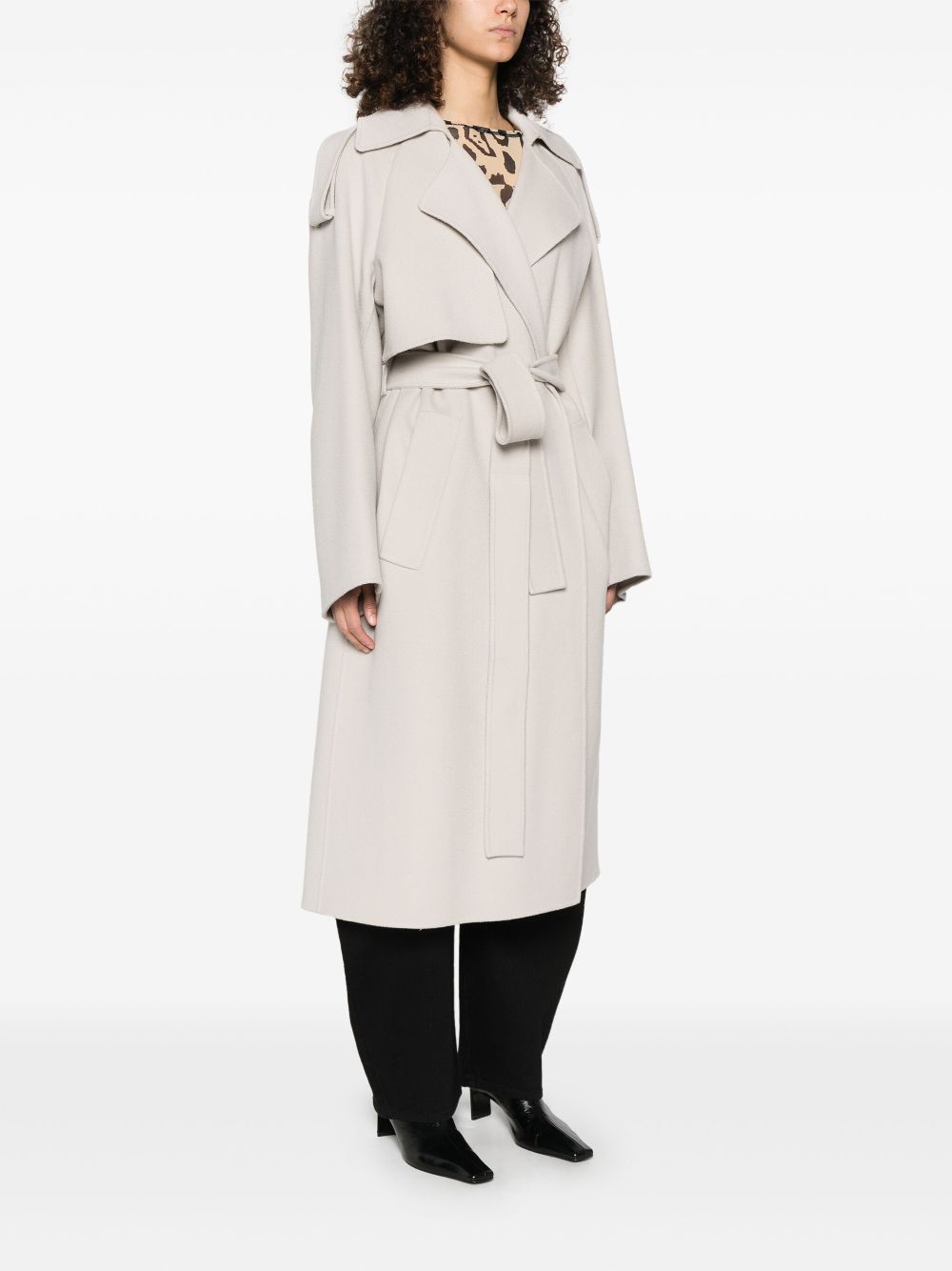 SPORTMAX PRE Grey Coat