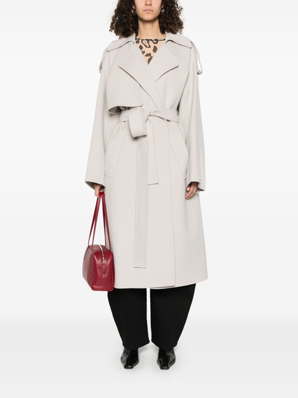 SPORTMAX PRE Grey Coat