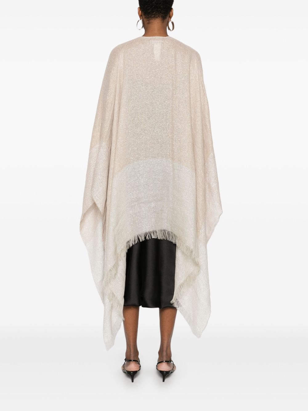 Fabiana Filippi Beige Poncho