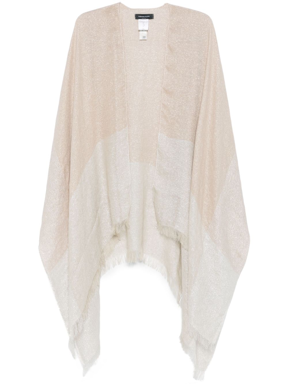 Fabiana Filippi Beige Poncho