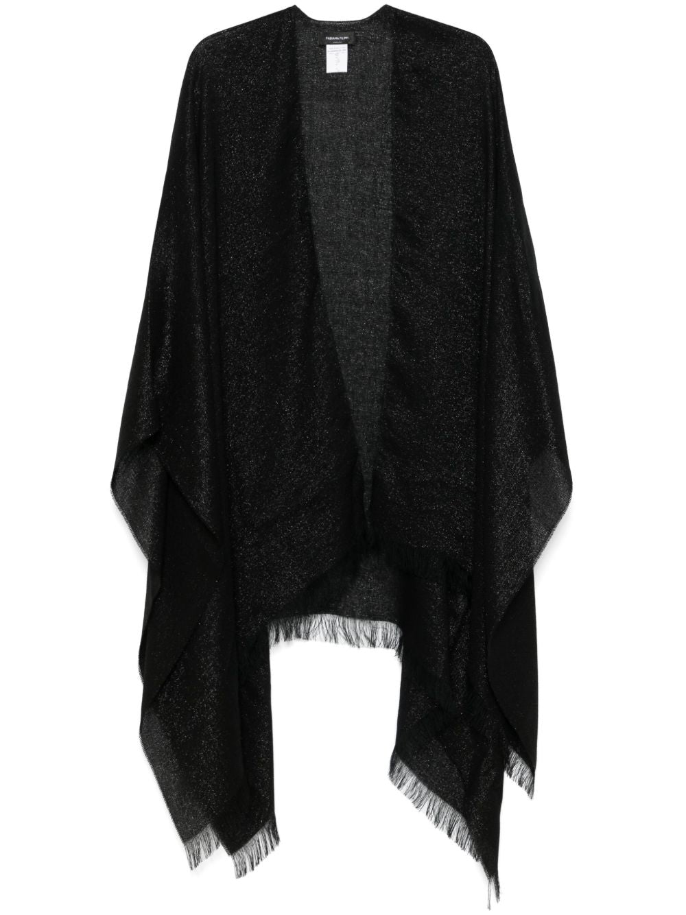 Fabiana Filippi Black Poncho