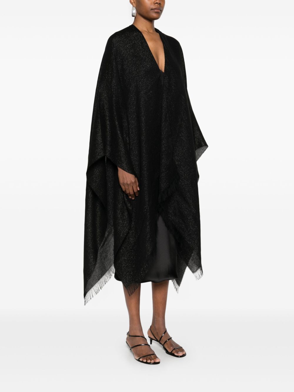 Fabiana Filippi Black Poncho