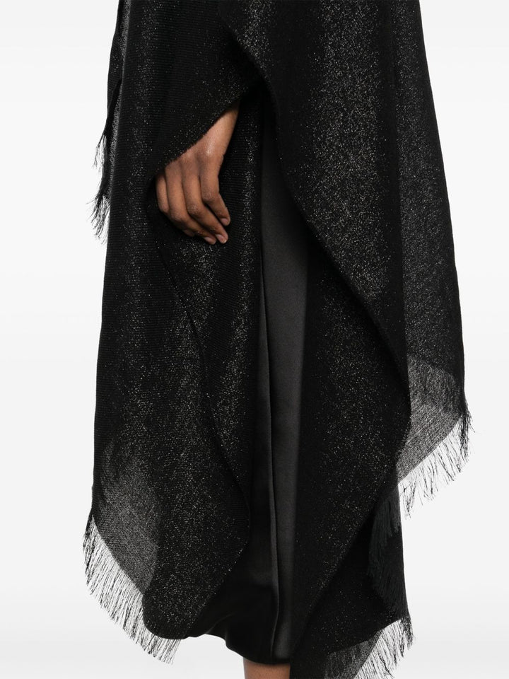 Fabiana Filippi Black Poncho