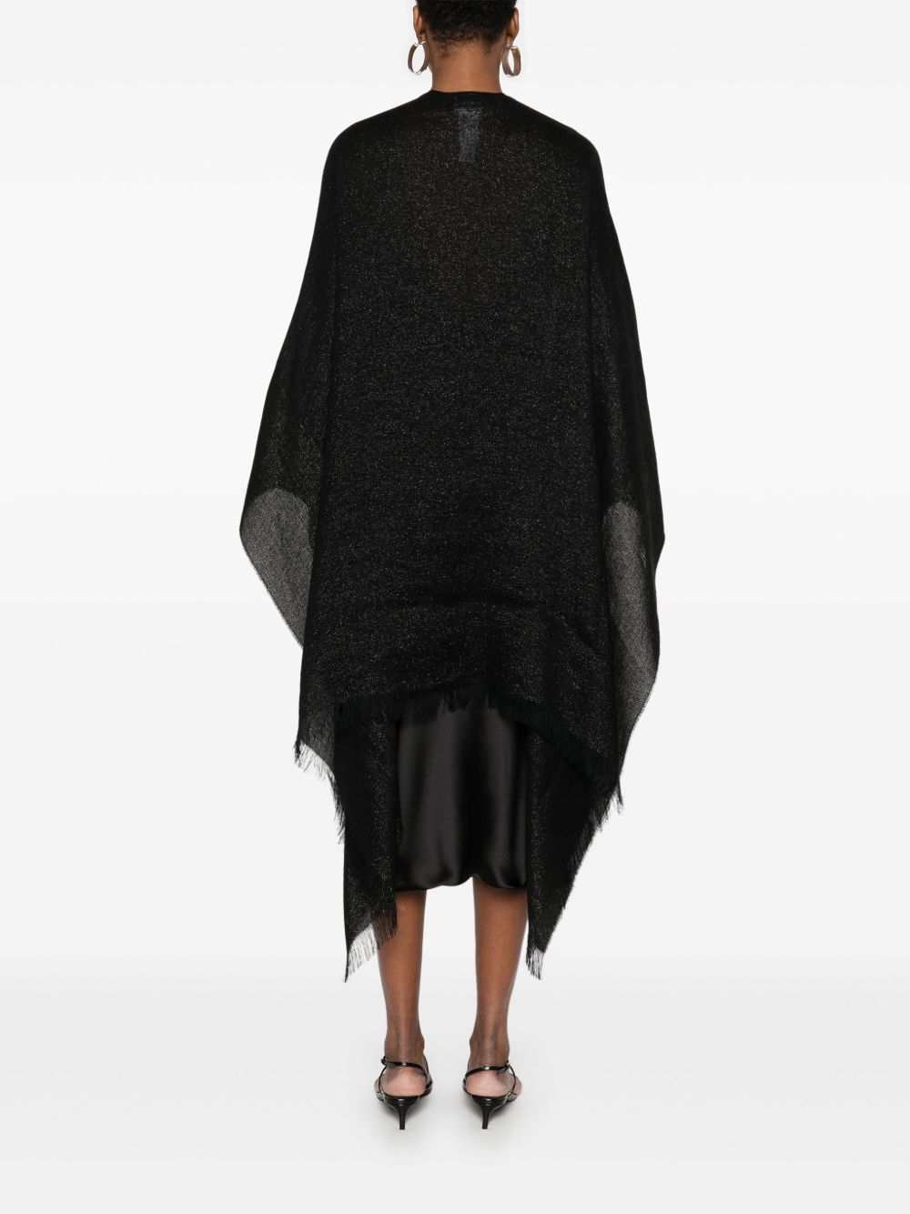 Fabiana Filippi Black Poncho