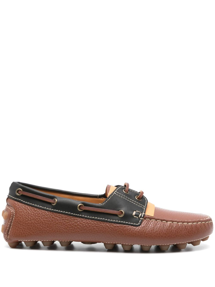 Tod's Leather Brown moccasins