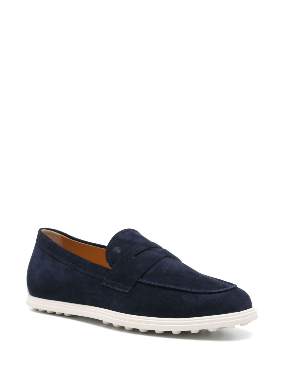 Tod's navy loafers