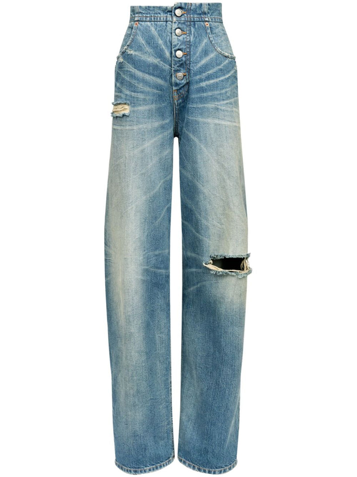 MM6 Maison Margiela Distressed Jeans