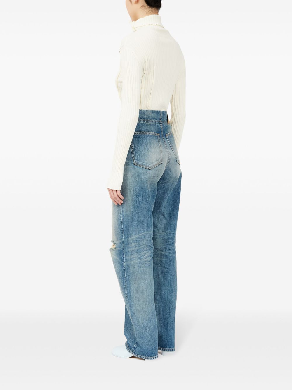 MM6 Maison Margiela Distressed Jeans