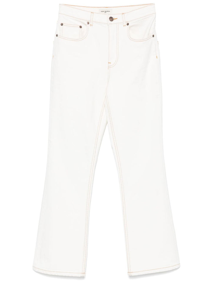 Tory Burch White Jeans