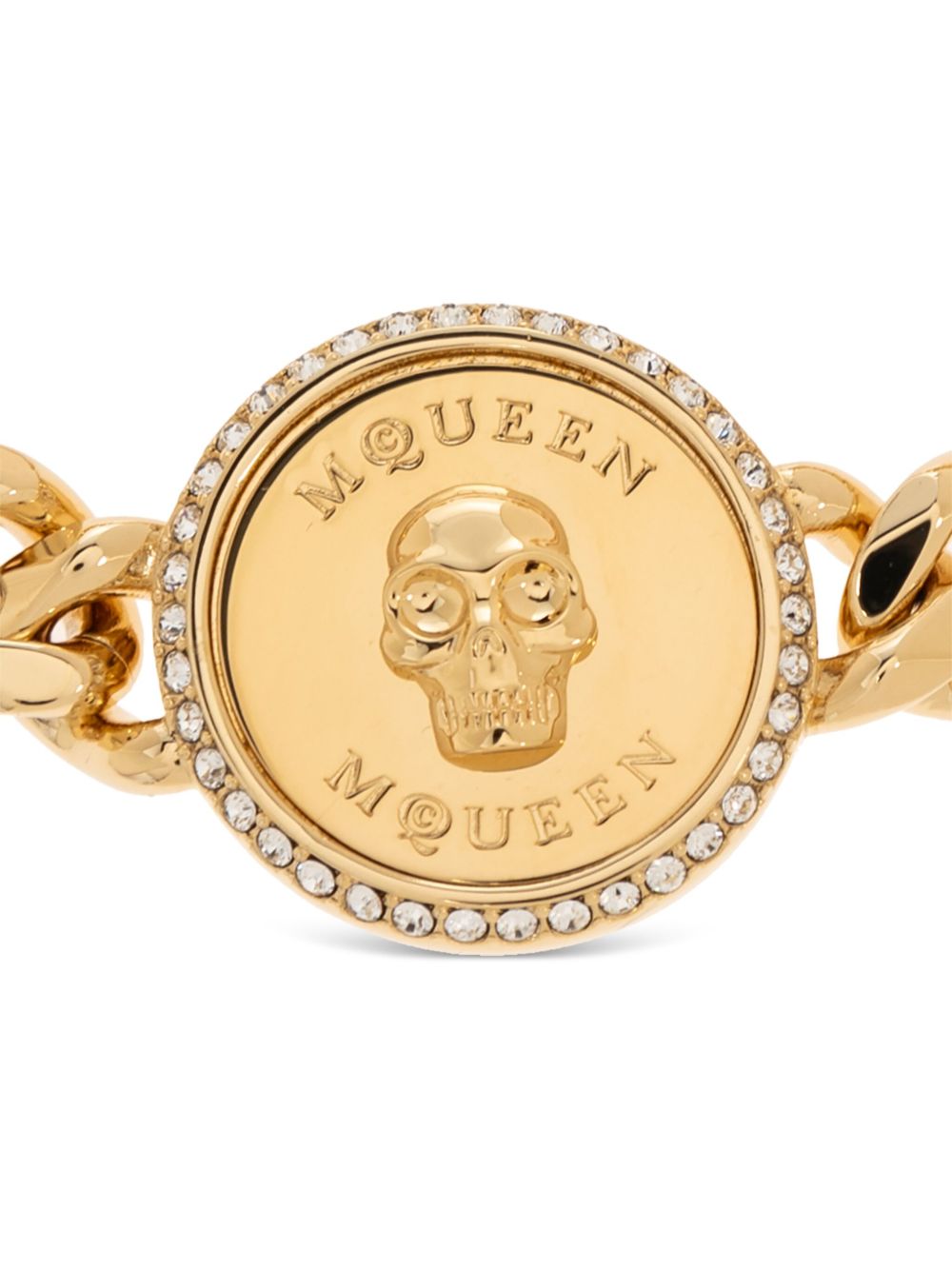 Alexander McQueen Chain skull bracelet