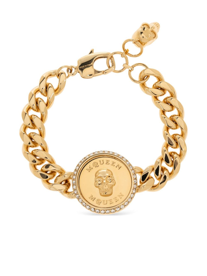 Alexander McQueen Chain skull bracelet