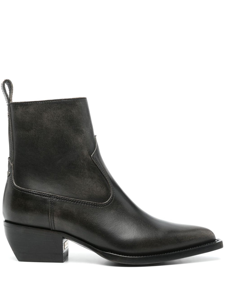 Golden Goose Black Cowboy Boots