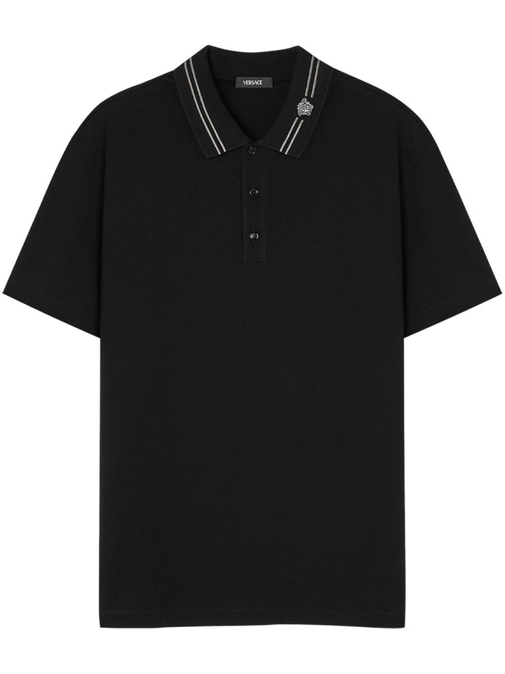 Versace Black Polo shirt