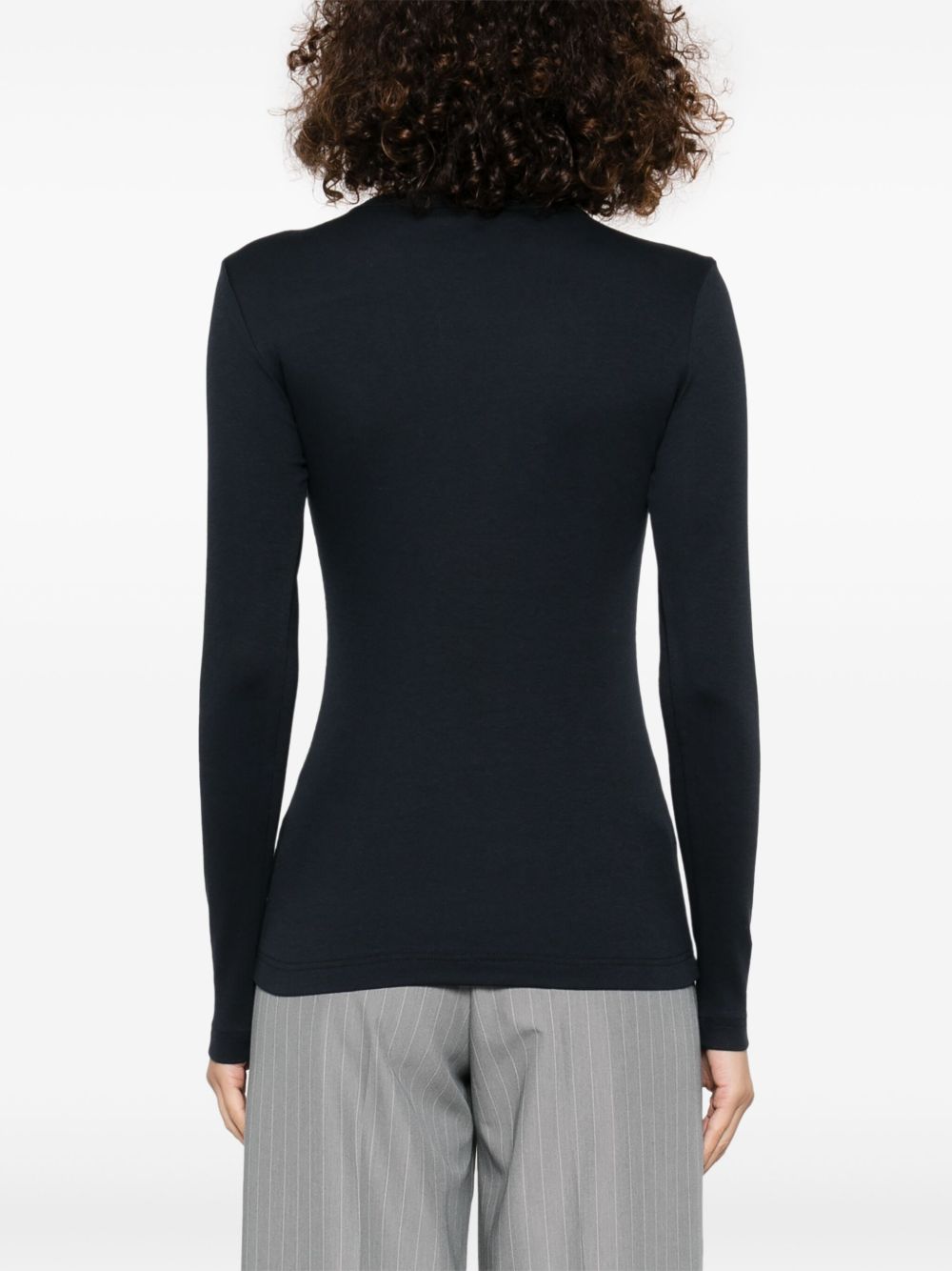 Fabiana Filippi Navy Long Sleeve Top