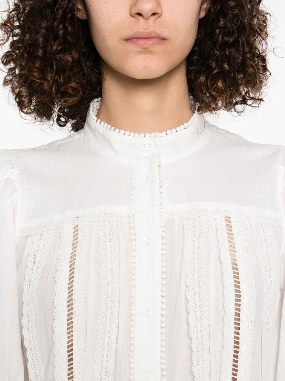 Alice + Olivia White Shirt