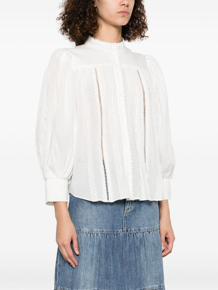 Alice + Olivia White Shirt
