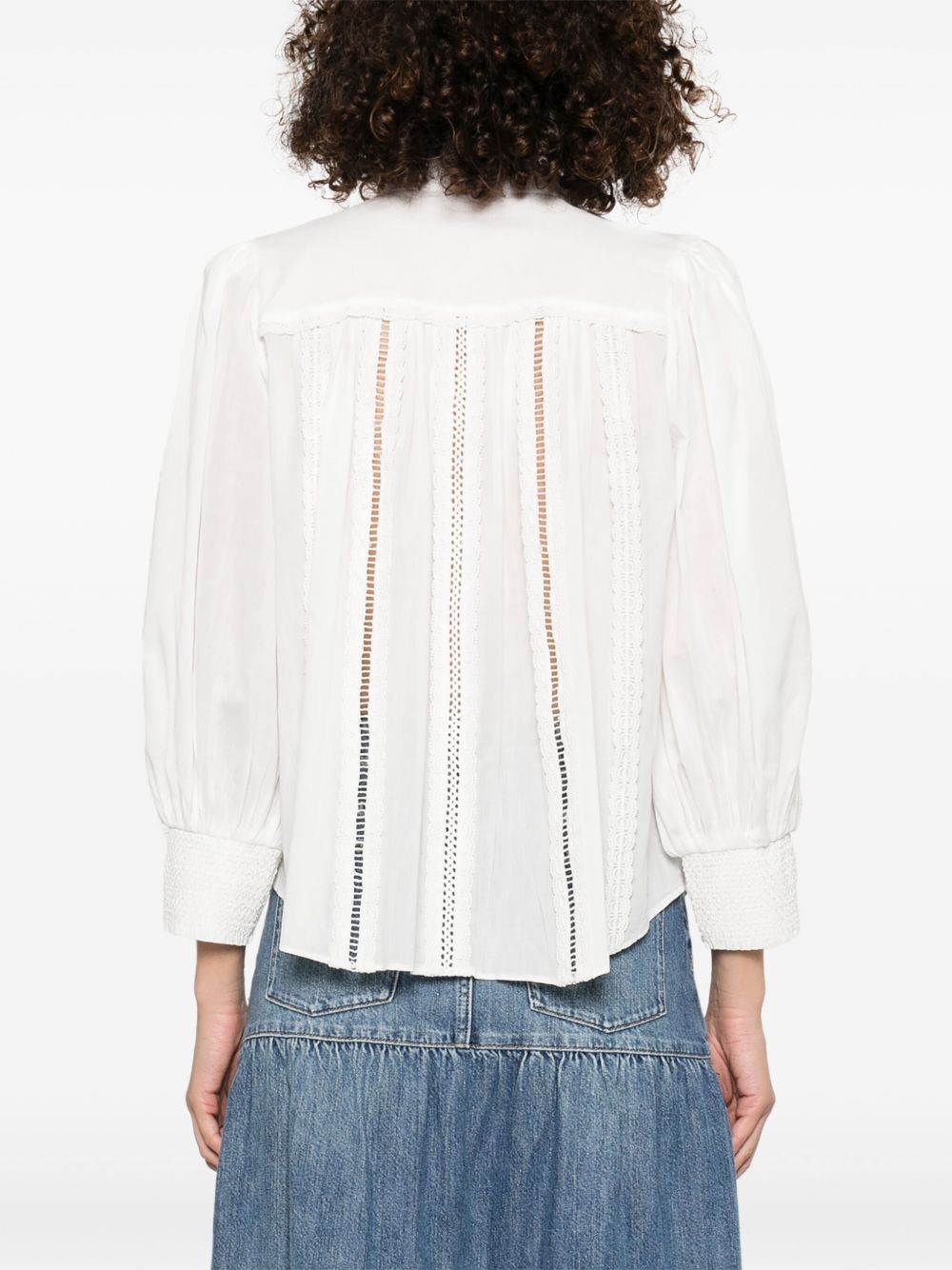 Alice + Olivia White Shirt
