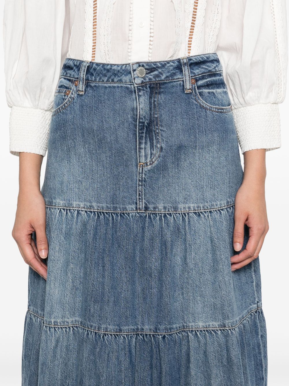 Alice + Olivia Denim Skirt