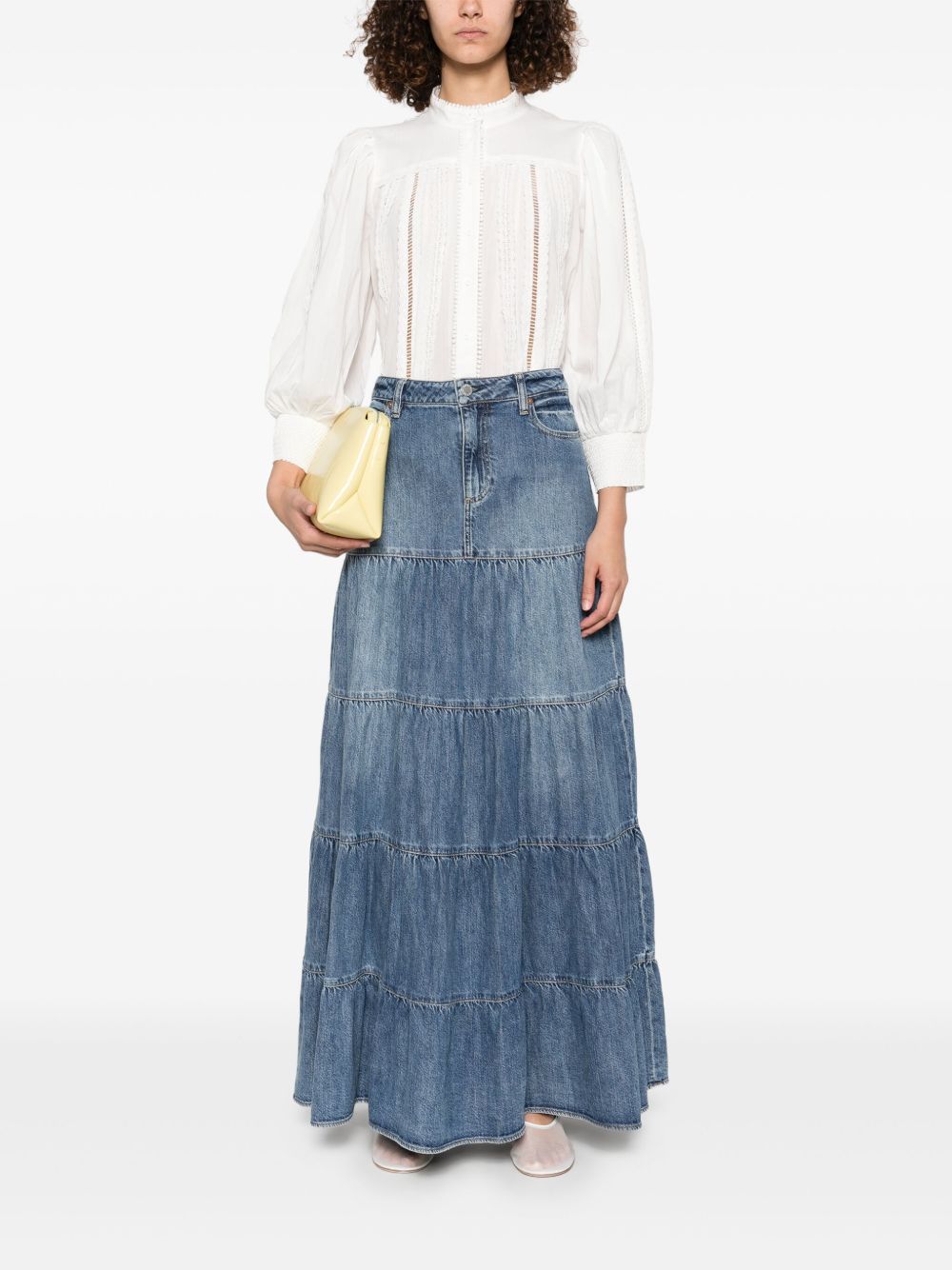 Alice + Olivia Denim Skirt