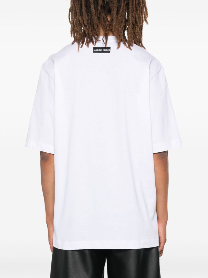 MARINE SERRE White T-shirt