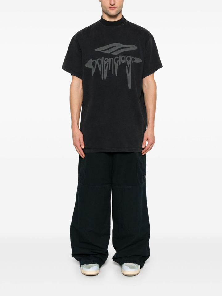 Balenciaga  Liquified Logo T-shirt
