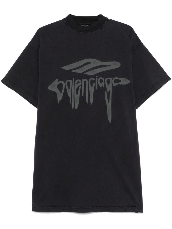 Balenciaga  Liquified Logo T-shirt