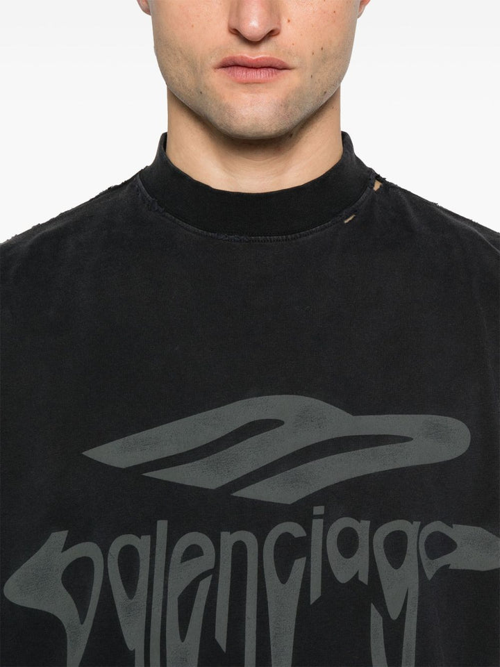 Balenciaga  Liquified Logo T-shirt