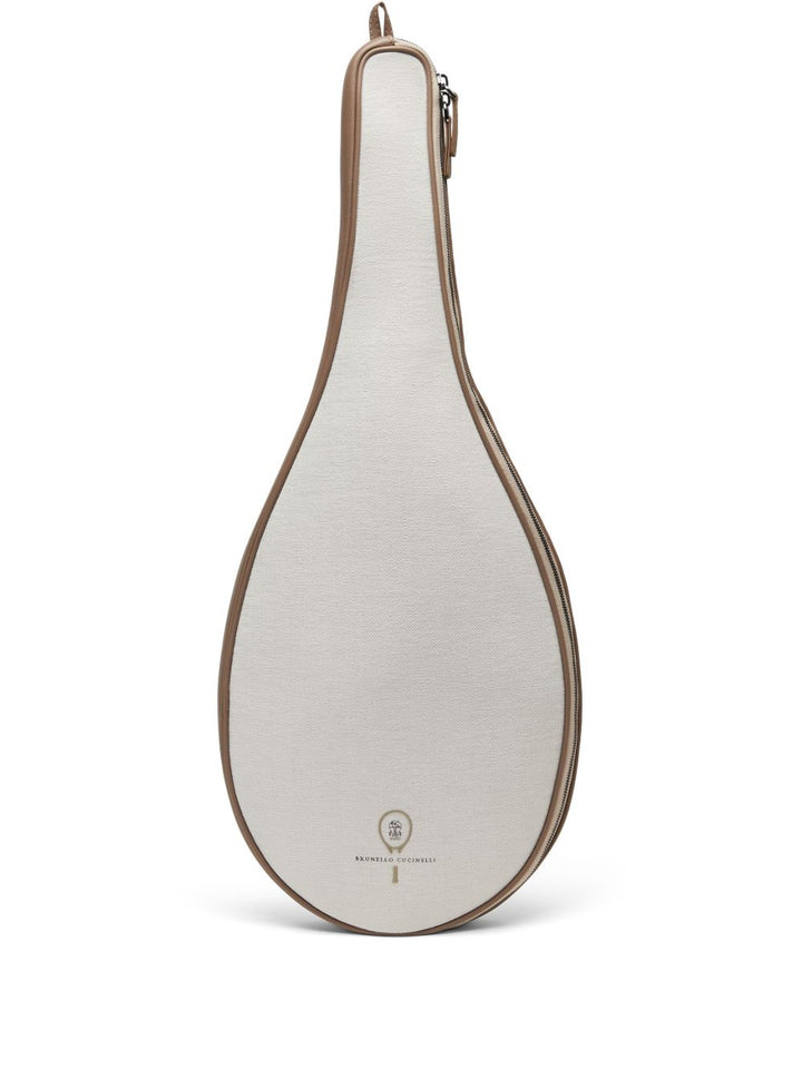 Brunello Cucinelli Canvas racket holder