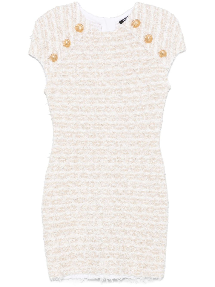 Balmain White Dress