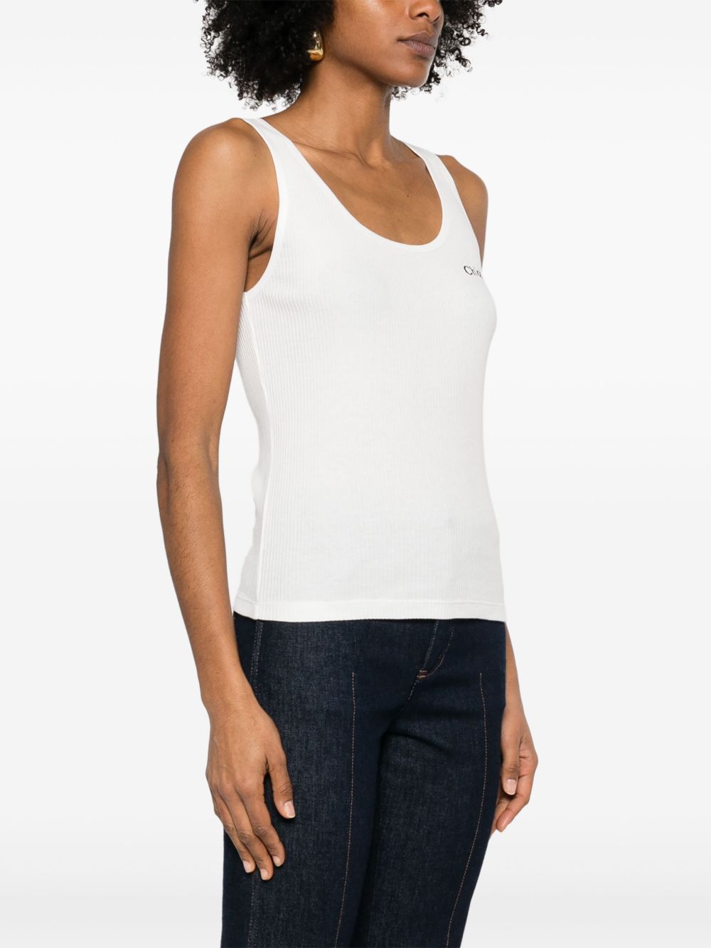 Chloè Logo Tank Top