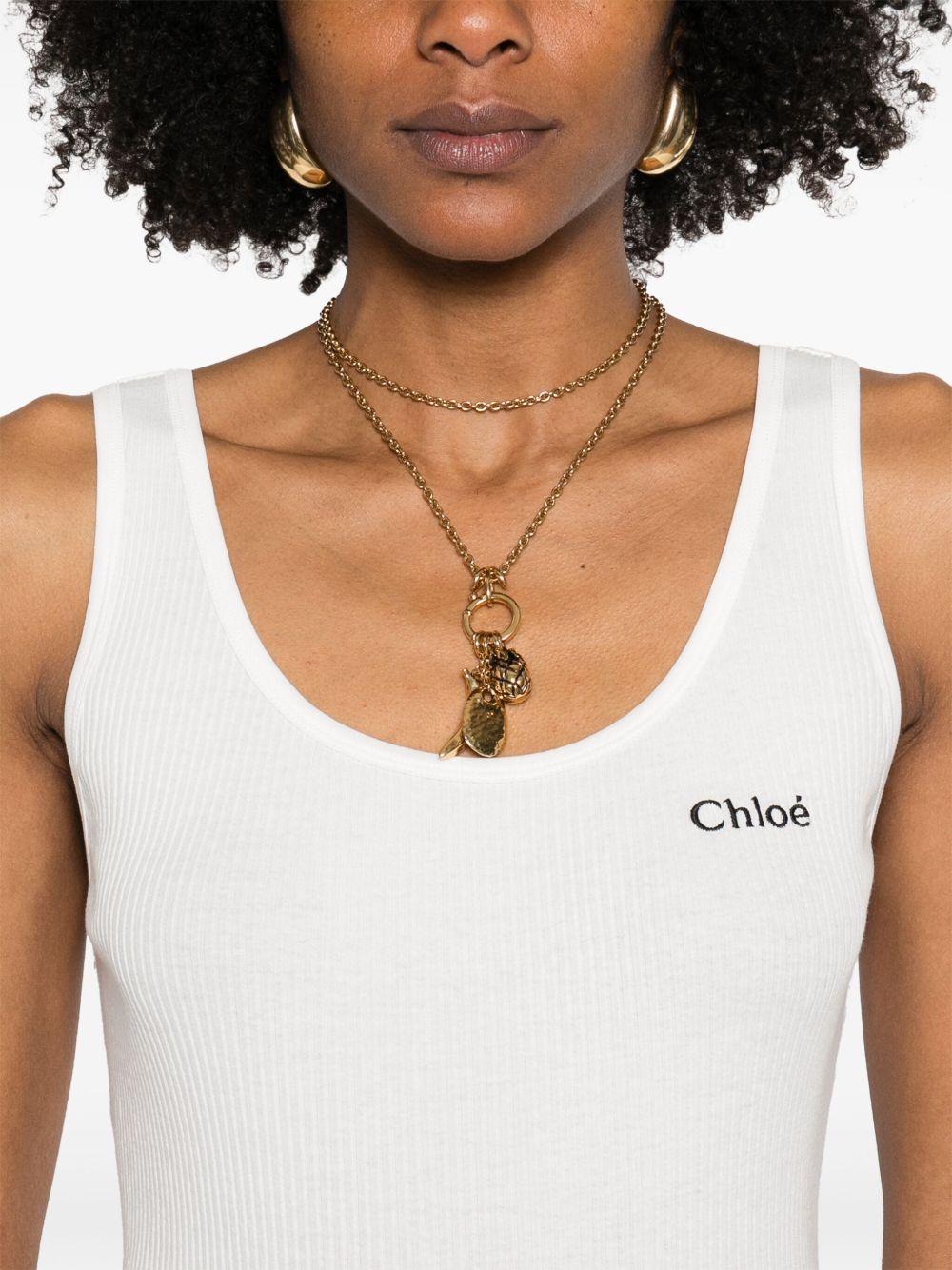 Chloè Logo Tank Top