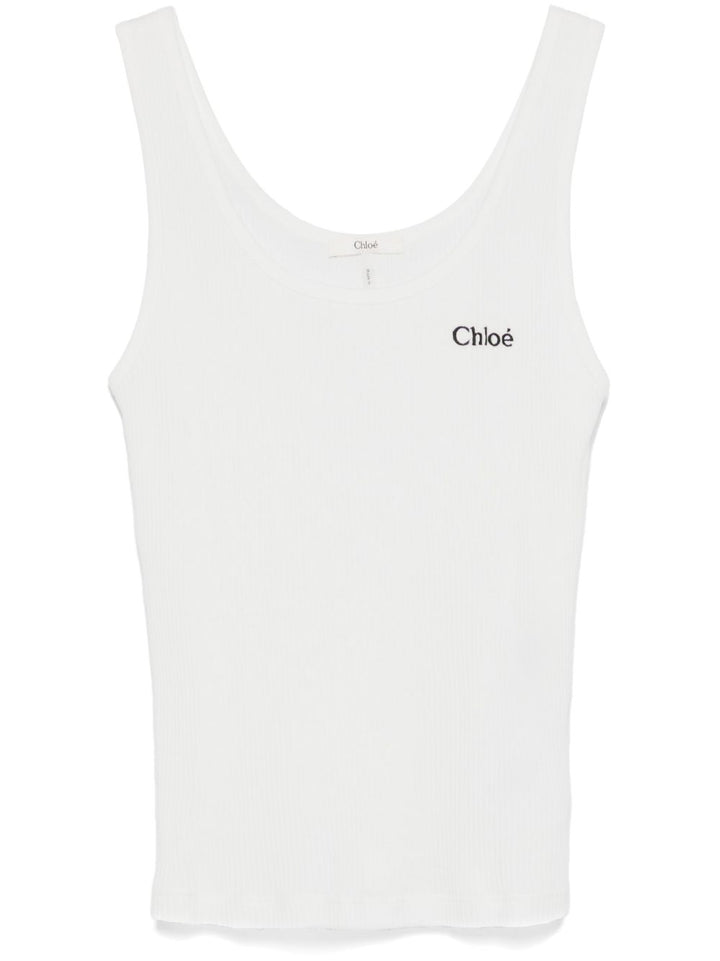 Chloè Logo Tank Top