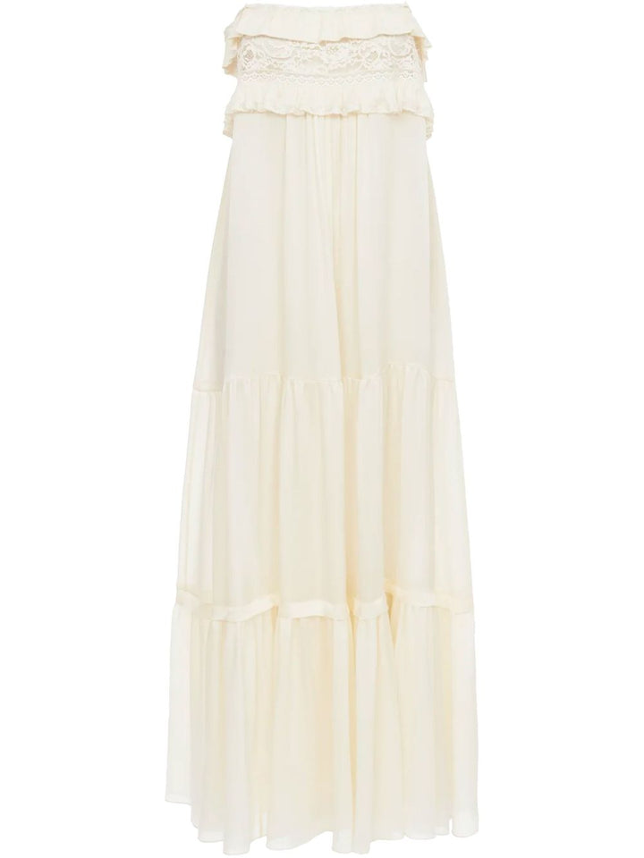 Chloè Silk Sleeveless Long Dress