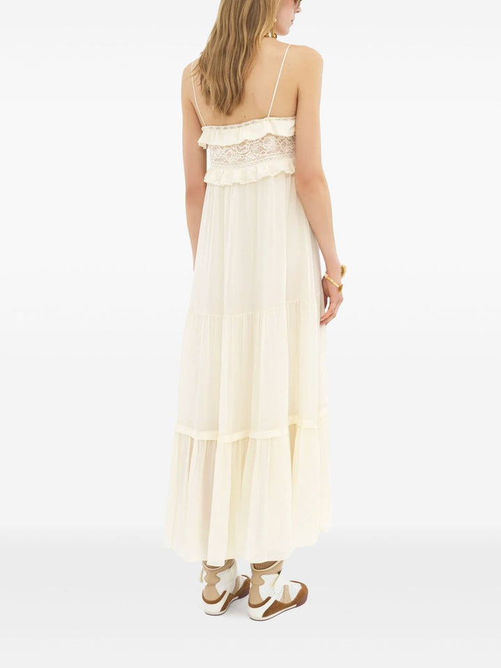 Chloè Silk Sleeveless Long Dress