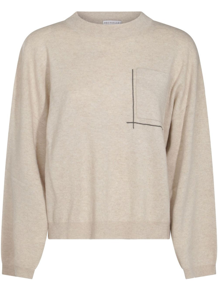 Brunello Cucinelli Silk and wool blend Sweater