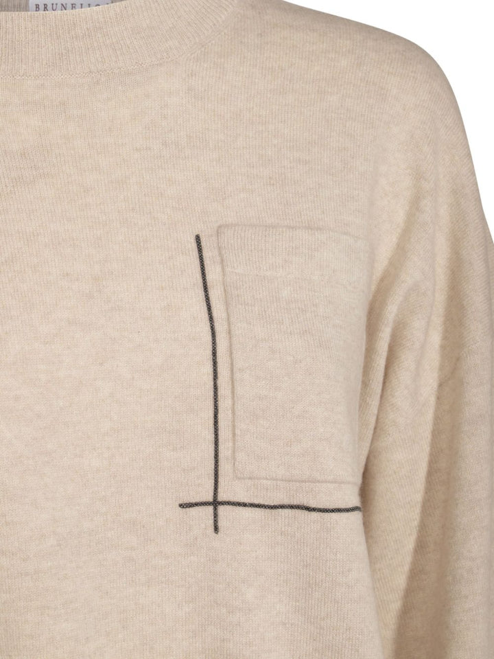 Brunello Cucinelli Silk and wool blend Sweater