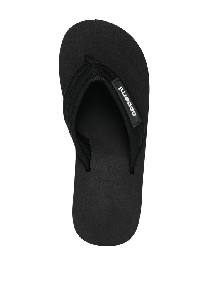 Coperni Black Thong Sandals