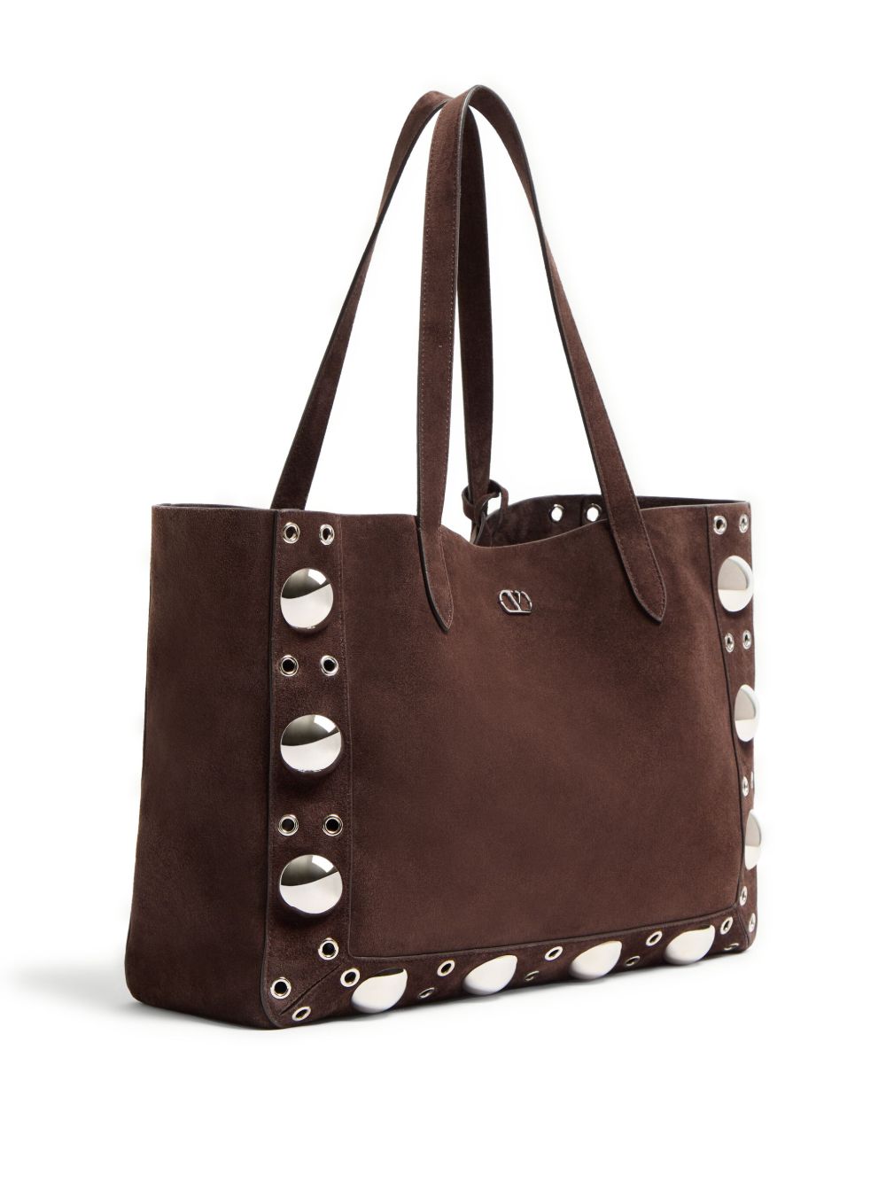 Valentino Garavani Nellcôte Suede studded shopper