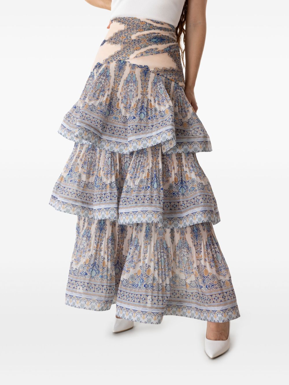 Zimmermann Ruffle Skirt