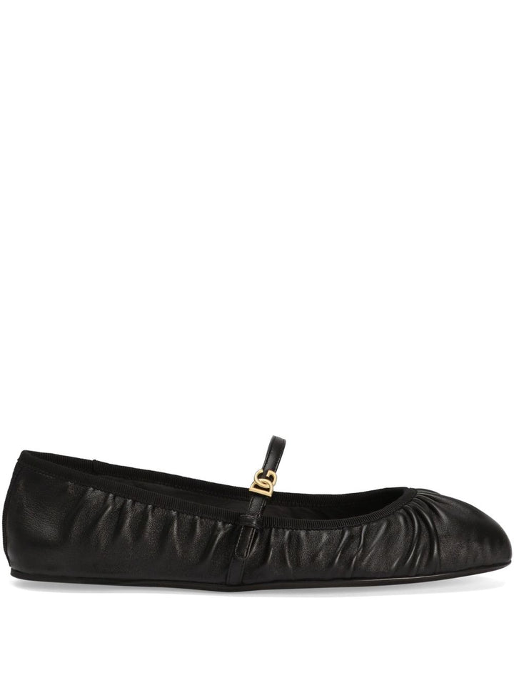 Dolce & Gabbana leather ballet fats