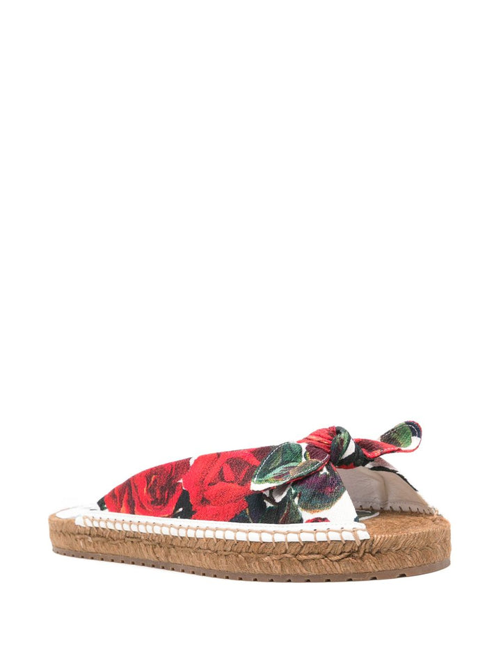 Dolce & Gabbana Floral Slides