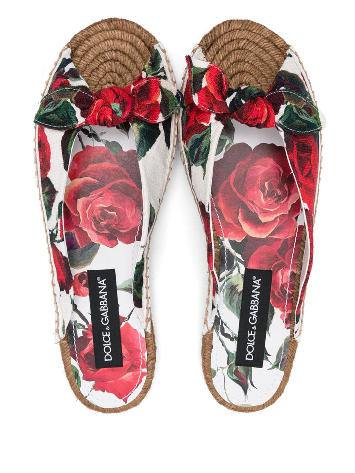 Dolce & Gabbana Floral Slides