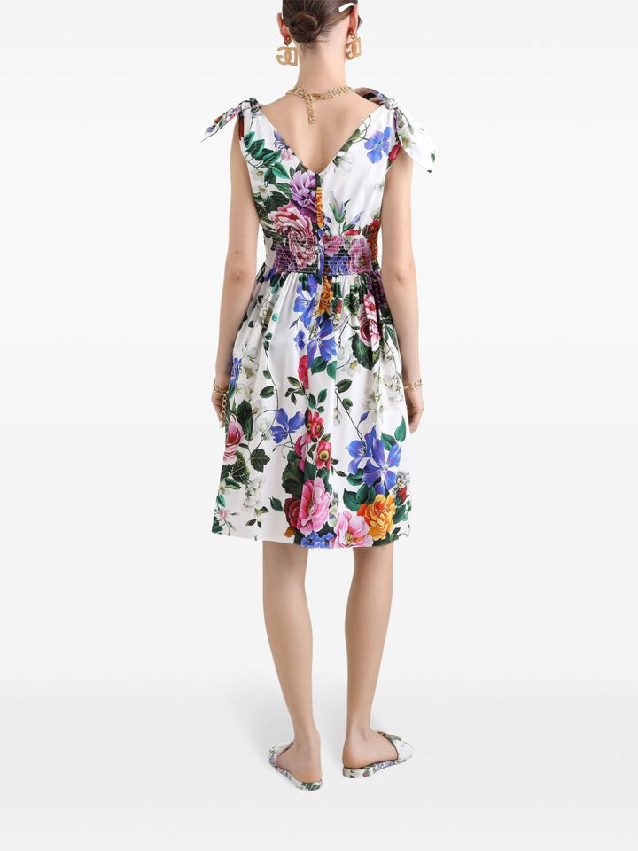 Dolce & Gabbana floral print midi dress