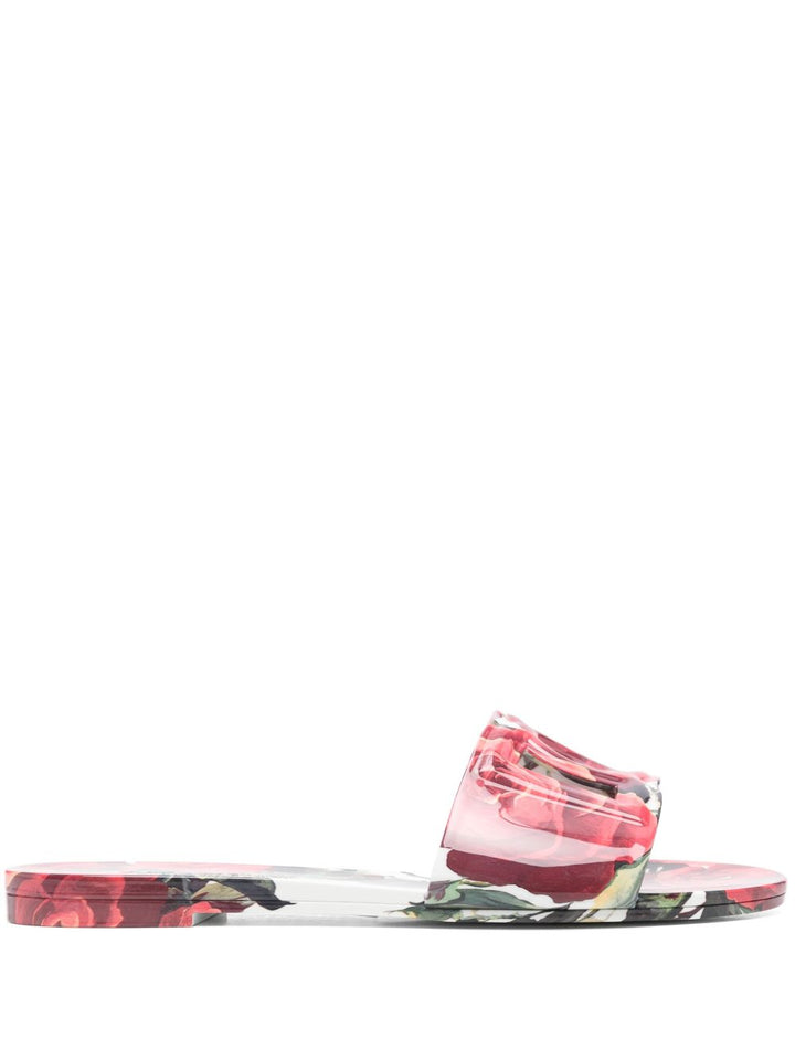 Dolce & Gabbana Floral Slides