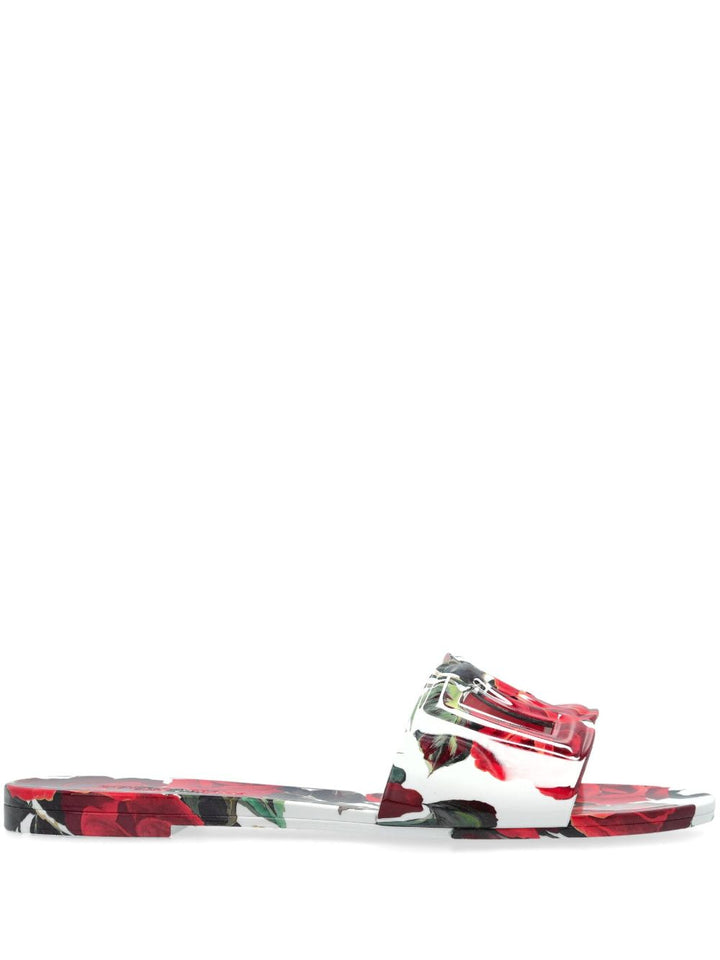 Dolce & Gabbana Floral Slides