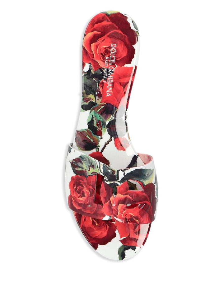 Dolce & Gabbana Floral Slides