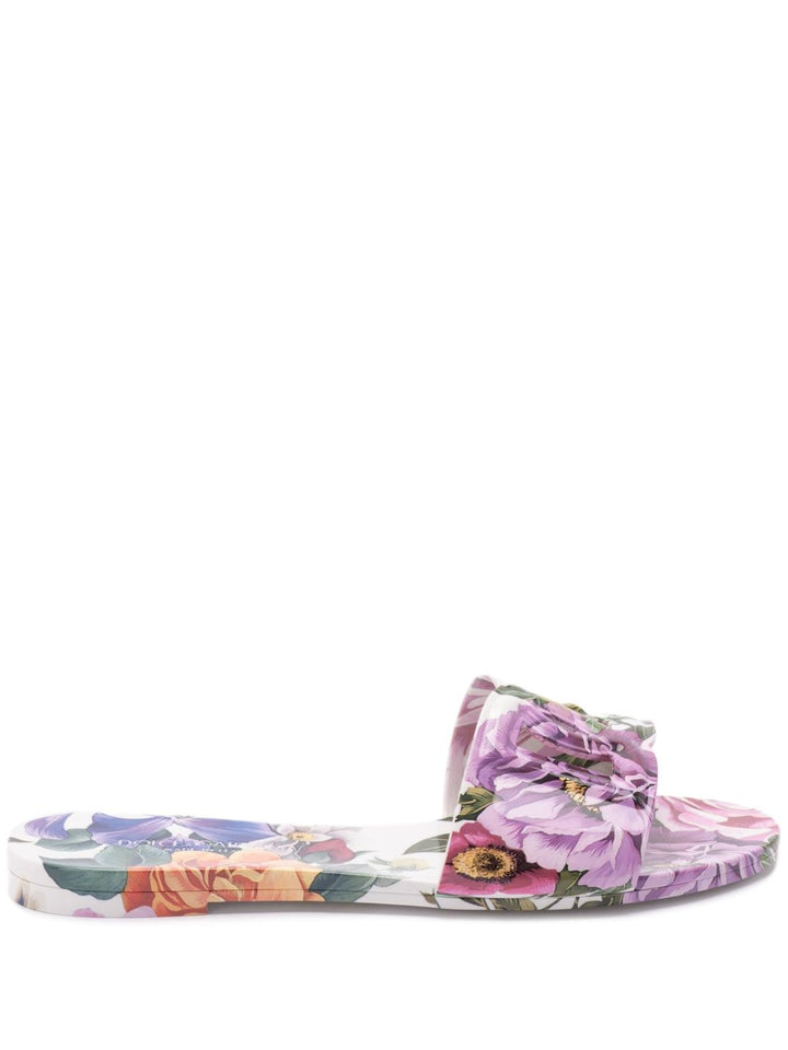 Dolce & Gabbana Floral Slides